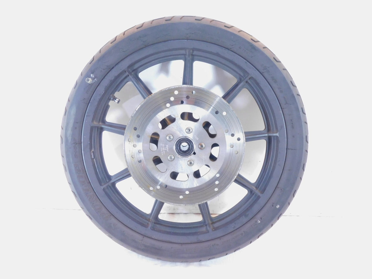 Harley Davidson Sportster 883 & 1200 19" Cast Front Wheel Rim w/ Tire & Rotor - C3 Cycle