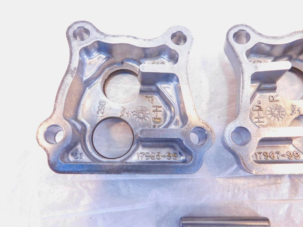 Pair Harley Davidson Twin Cam Touring Softail & Dyna Tappet Lifter Covers - C3 Cycle