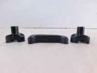 Harley Davidson Sportster 883 & 1200 & Dyna Black Handlebar Bar Riser Clamps