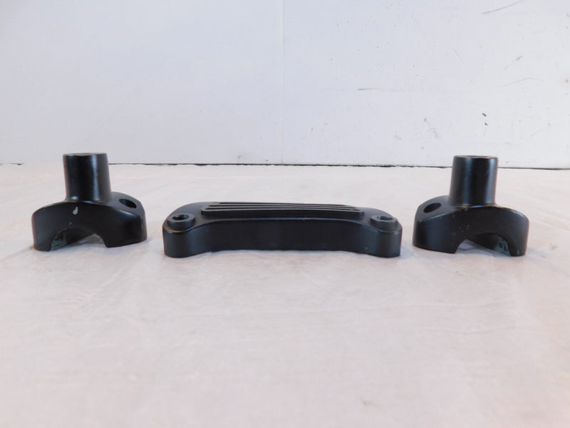 Harley Davidson Sportster 883 & 1200 & Dyna Black Handlebar Bar Riser Clamps