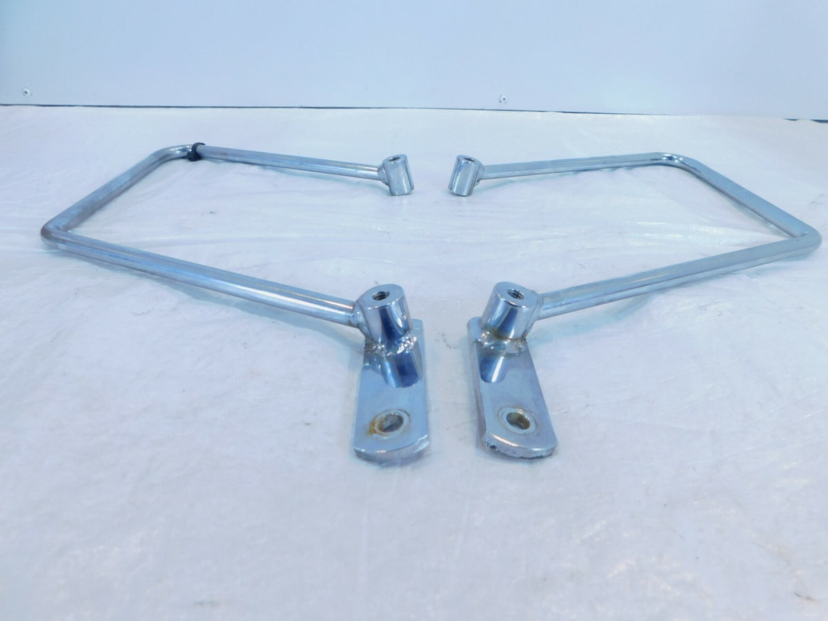 1999 Kawasaki Vulcan 1500 Classic Rear Back Saddlebag Mounting Brackets Chrome - C3 Cycle