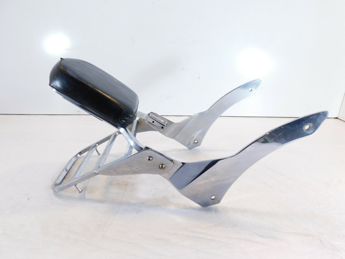 Yamaha V-Star 1100 XVS1100 Custom Rear Passenger Backrest Sissy Bar Luggage Rack - C3 Cycle
