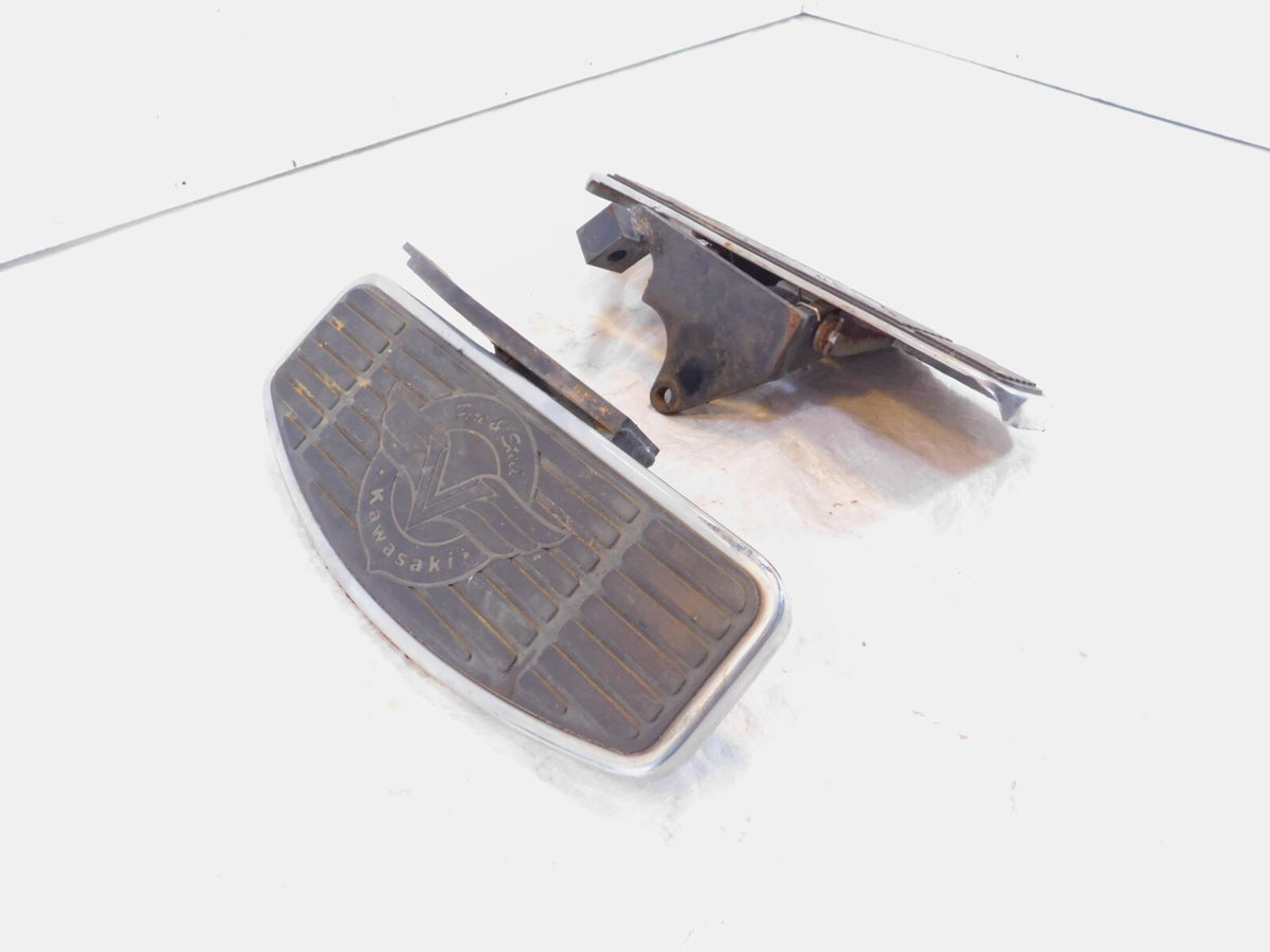 Kawasaki Vulcan VN 800 Classic Fire & Steel Front Right/Left Footrest Footboards - C3 Cycle
