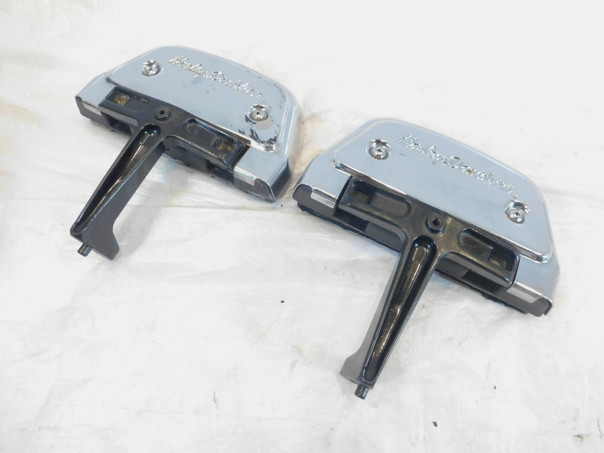 Harley Road King Electra Glide Passenger Footboard Floorboards & Mount Brackets