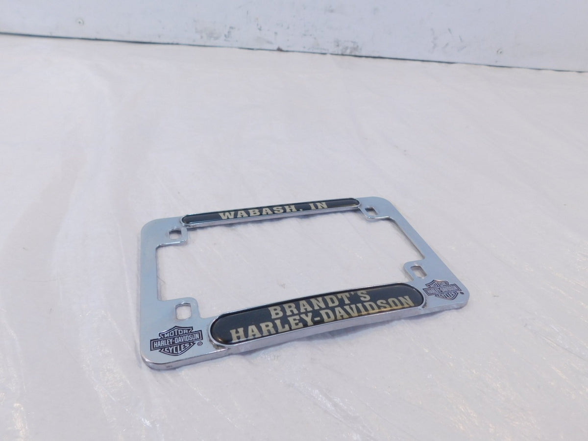 Harley Davidson Sportster Dyna FXR Softail Rear License Plate Cover Frame - C3 Cycle