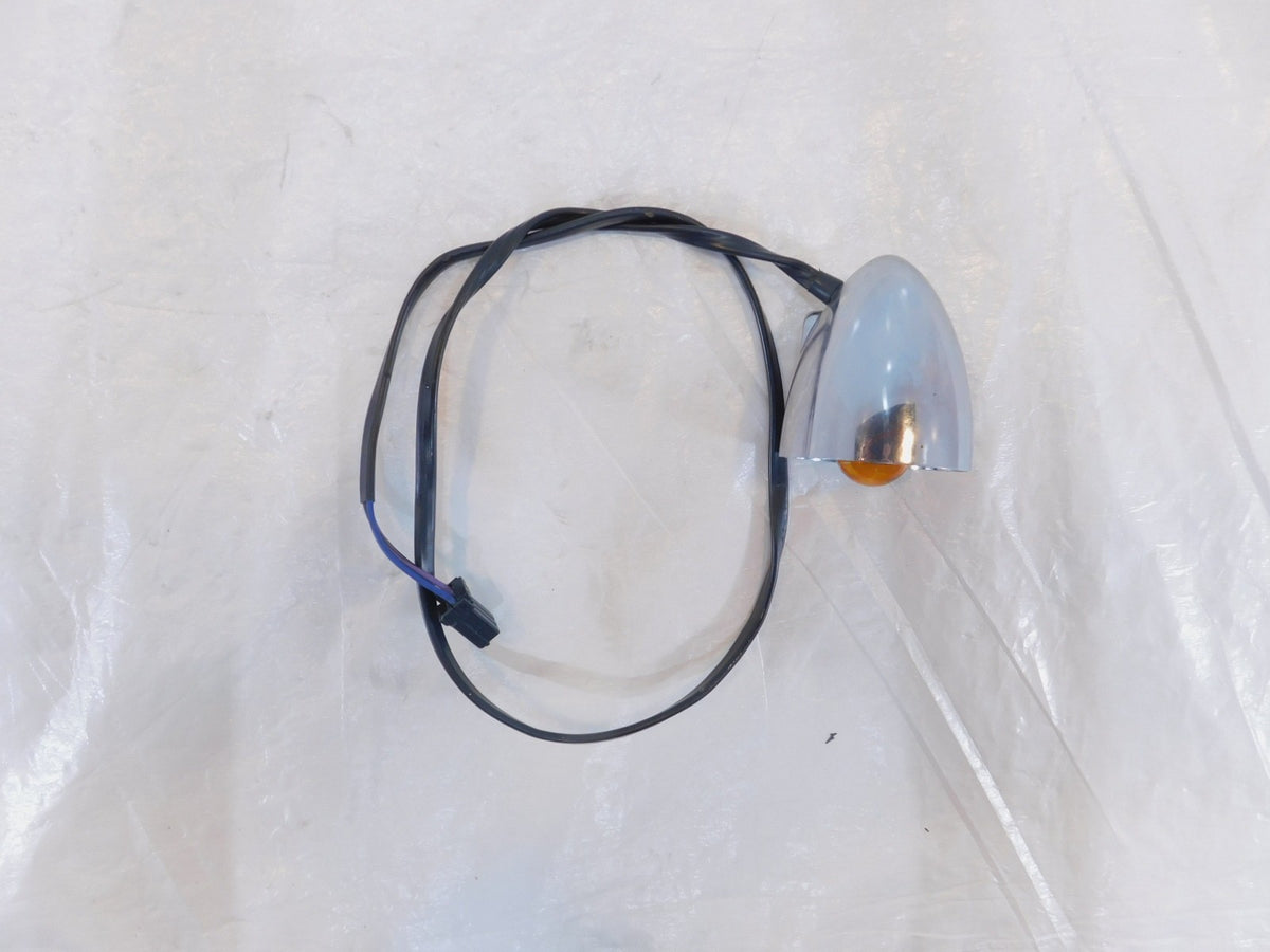Harley Davidson Sportster Softail Dyna V-Rod Chrome Front Turn Signal Indicator - C3 Cycle