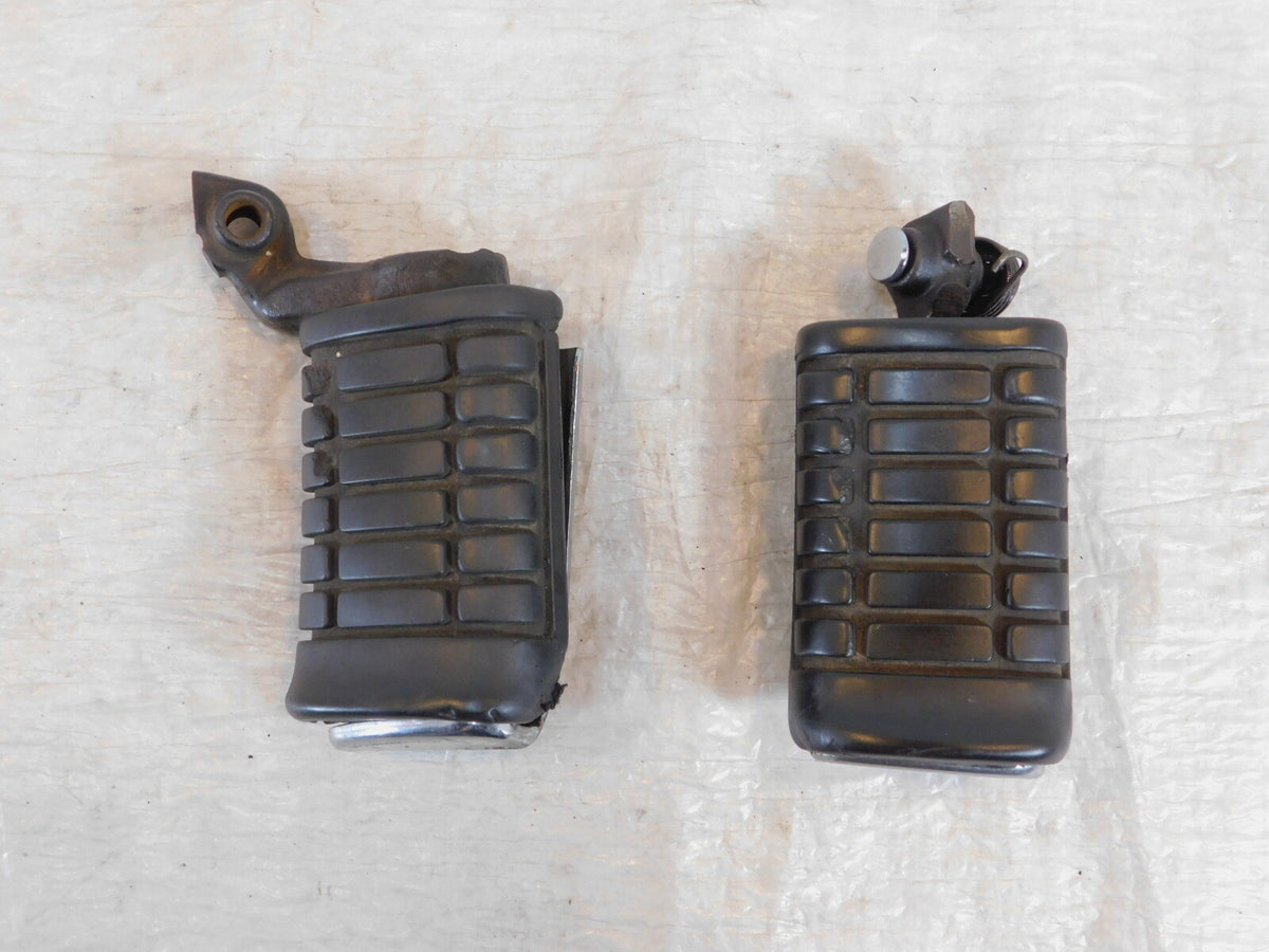 1983 Honda CB1000 CB1000C Left & Right Rear Passenger Footpeg Footrest Steps