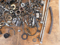 2002 Suzuki Savage 650 LS650P  Misc Hardware Nuts Bolts Brackets Parts Box Lot - C3 Cycle