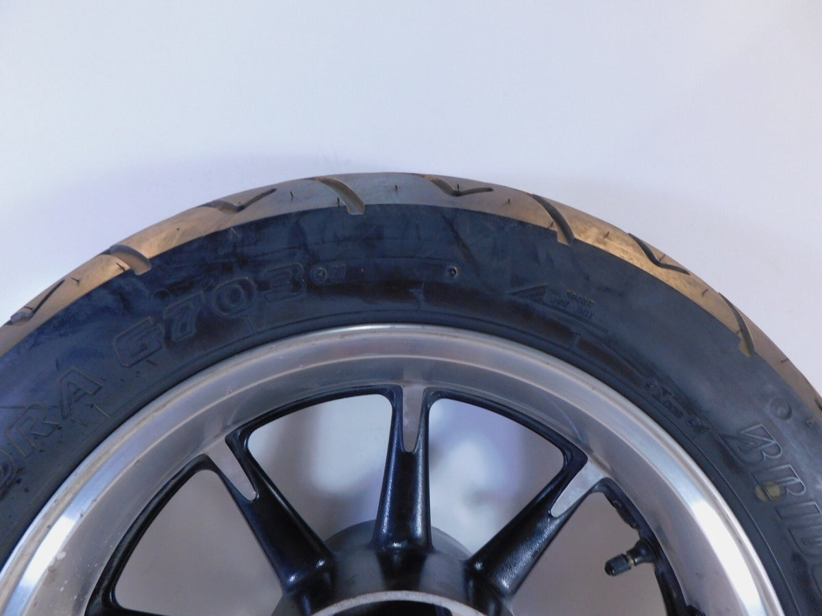 Kawasaki Vulcan 1700 Classic Nomad Voyager VN1700 Silver Front Wheel Rim & Tire - C3 Cycle