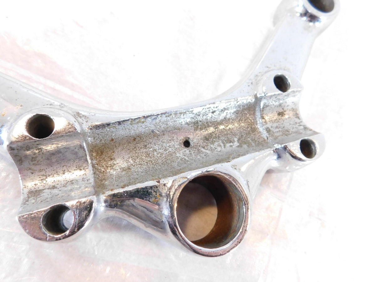 BSA Chrome Front Upper Fork Tree Bracket / Handlebar Mount P/N: 45-3052 - C3 Cycle