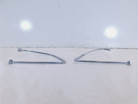 Harley Davidson Sportster 883 1200 Chrome Saddlebag Guard Rail Mount Brackets - C3 Cycle