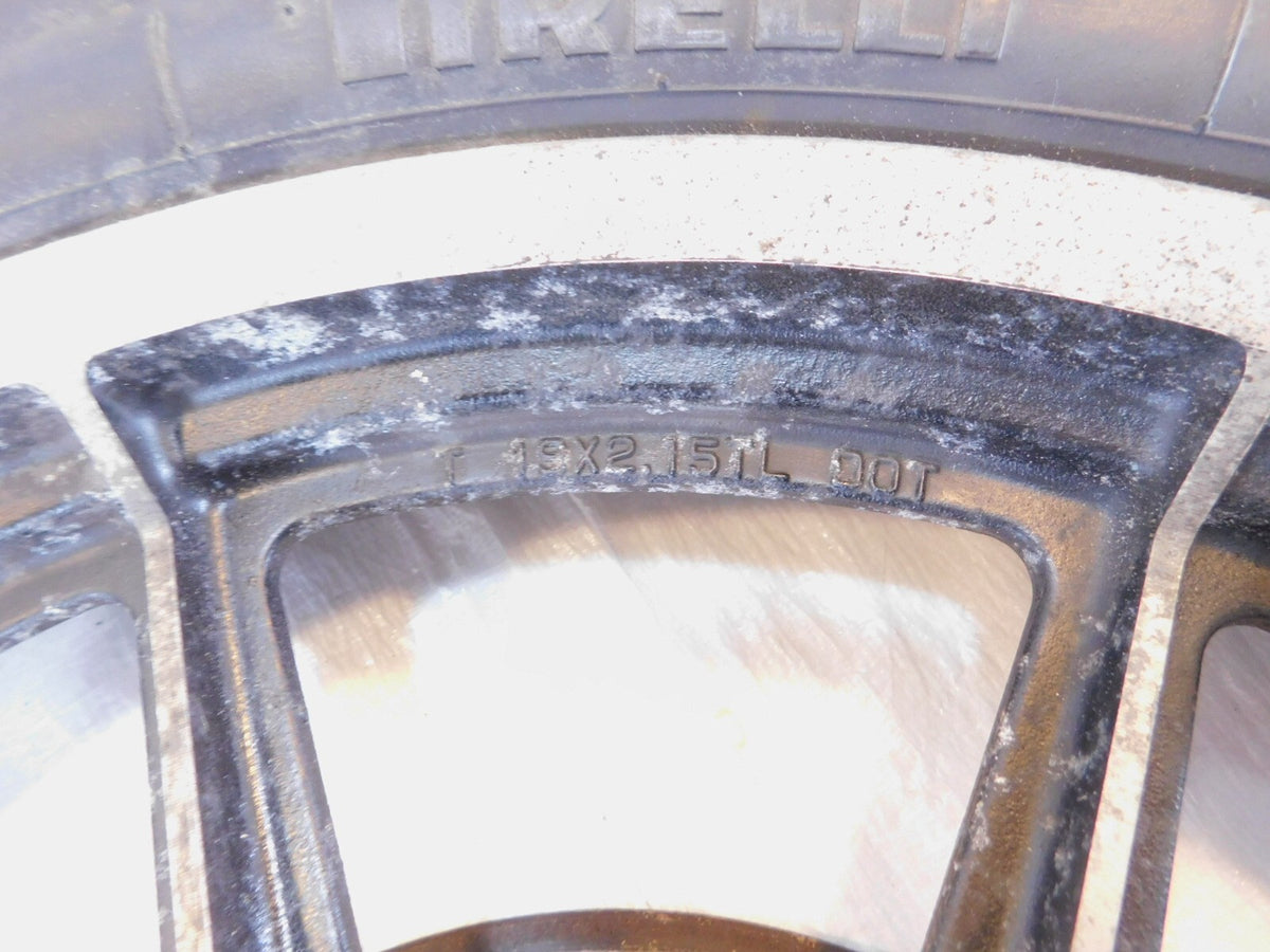 Harley Davidson Sportster 883 & 1200 19" Cast Front Wheel Rim w/ Tire & Rotor - C3 Cycle