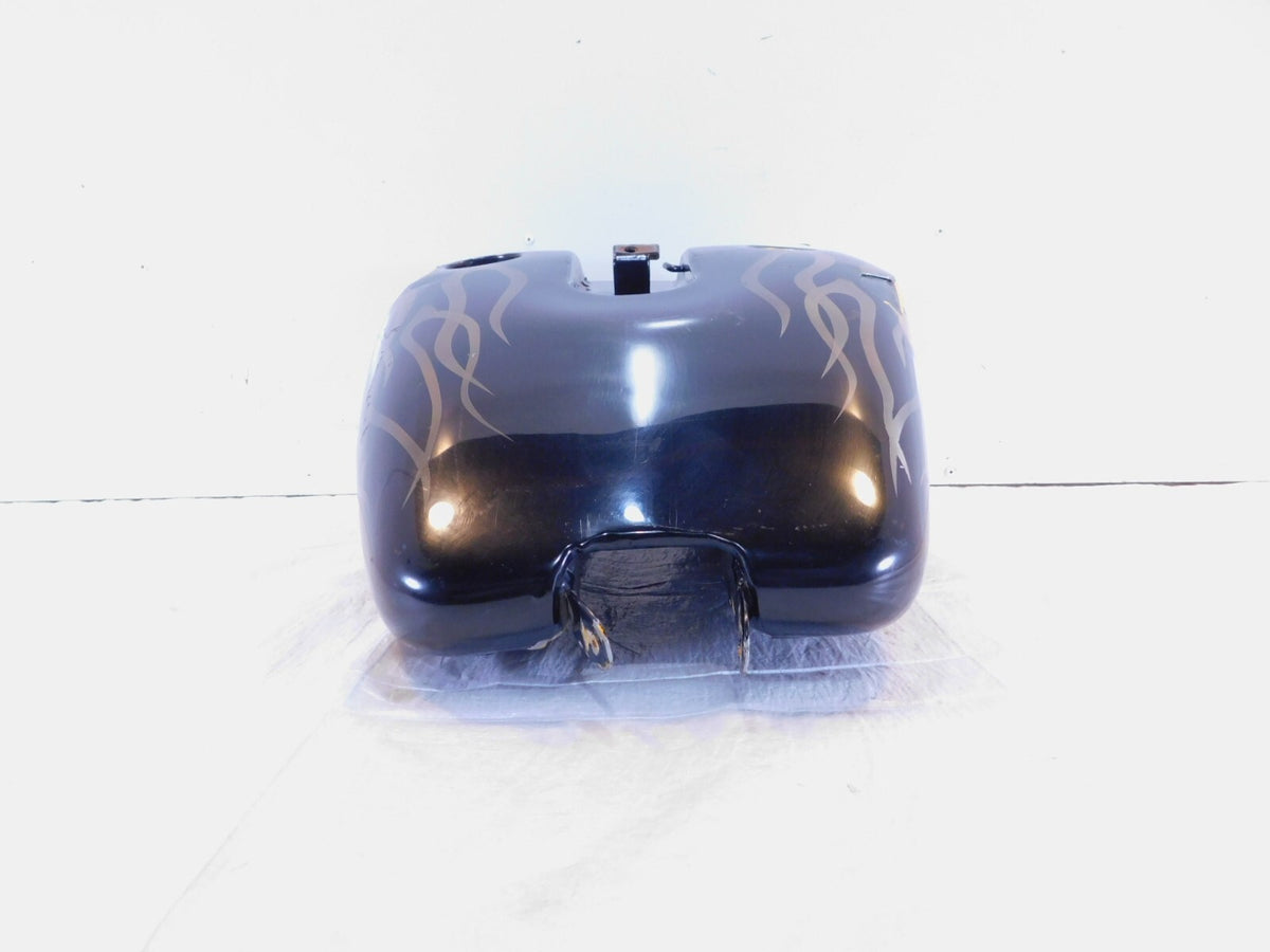 Dented Harley Dyna FXDWG Wide Glide 100 Anniversary Black Fuel Gas Petrol Tank - C3 Cycle