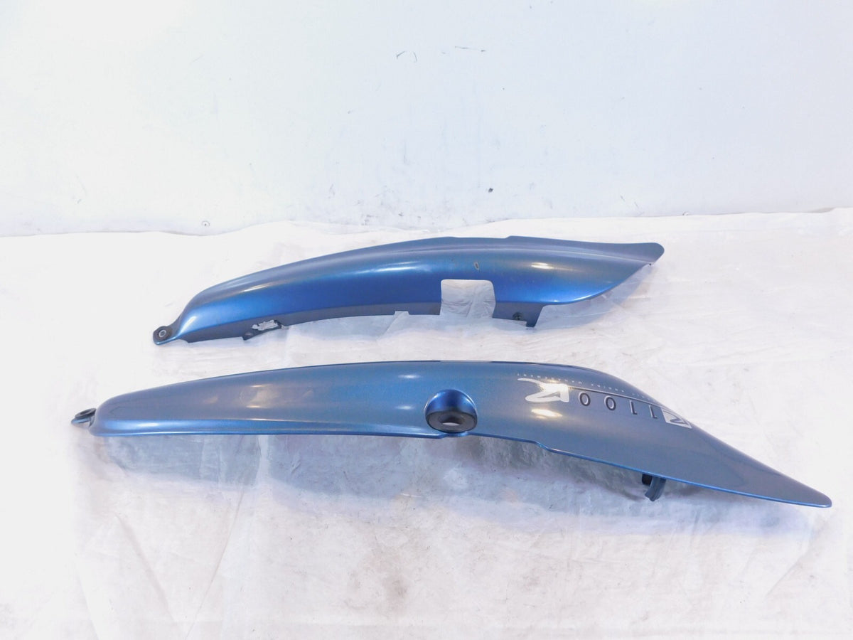 BMW R850R & R1100R Blue Left &  Right Tail Section Trim Fairing Cowling Covers - C3 Cycle