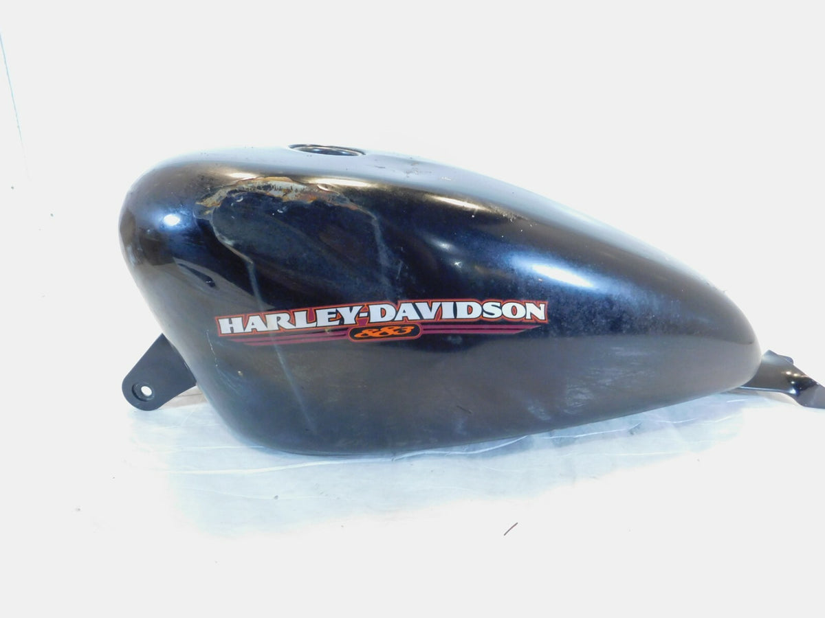 2004-2006 Harley Davidson Sportster 883 Low 1200 Roadster Black Fuel Gas Tank - C3 Cycle