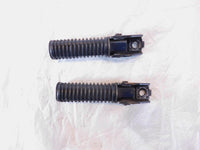 1979-1983 Honda CB650 CB650C Custom Black Rear Left/Right Foot Pegs Footrests - C3 Cycle