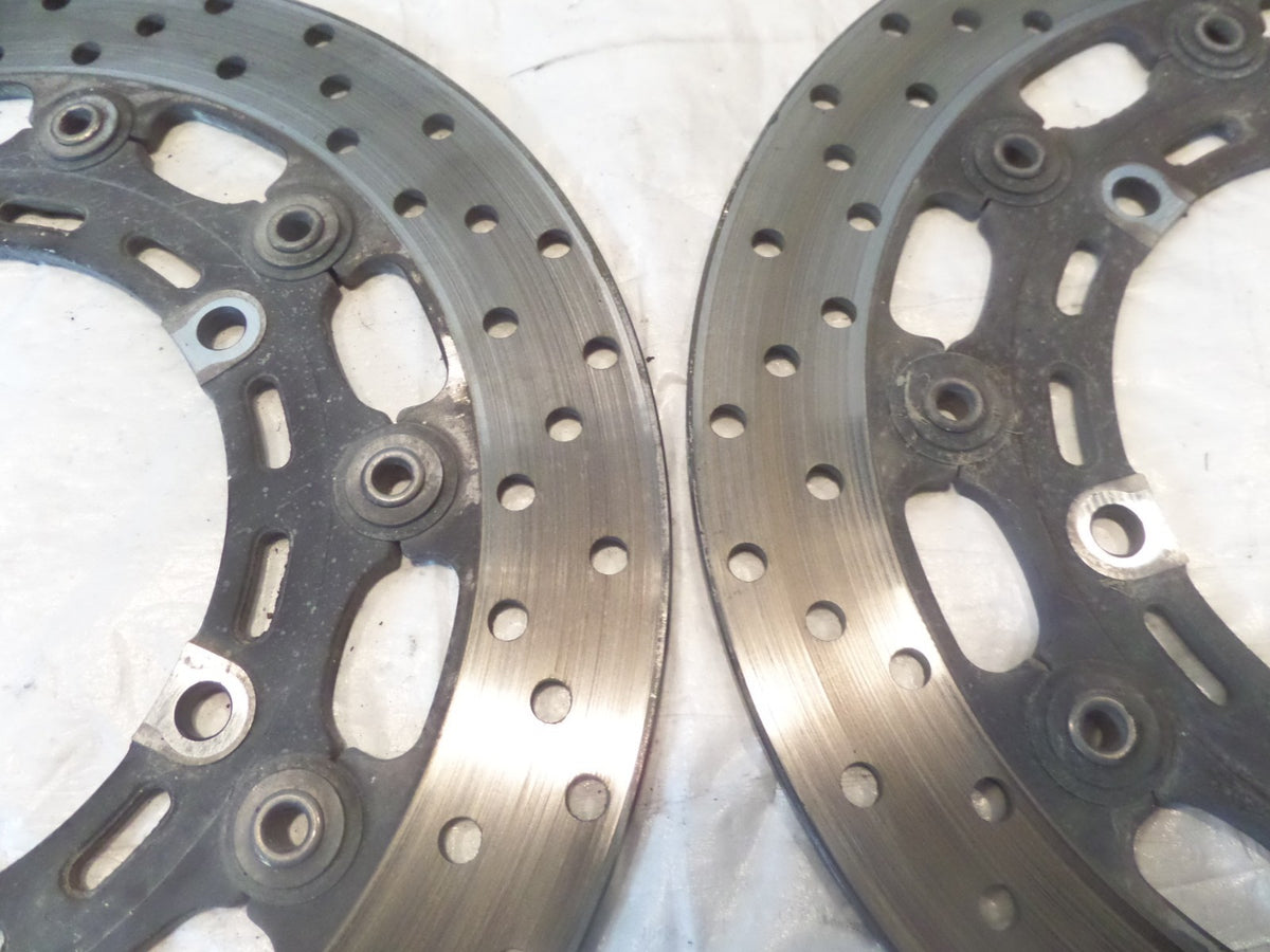 Yamaha YZFR1 YZFR6 YZF1000R YZF600R Left/Right Front Wheel Disc Brake Rotors - C3 Cycle