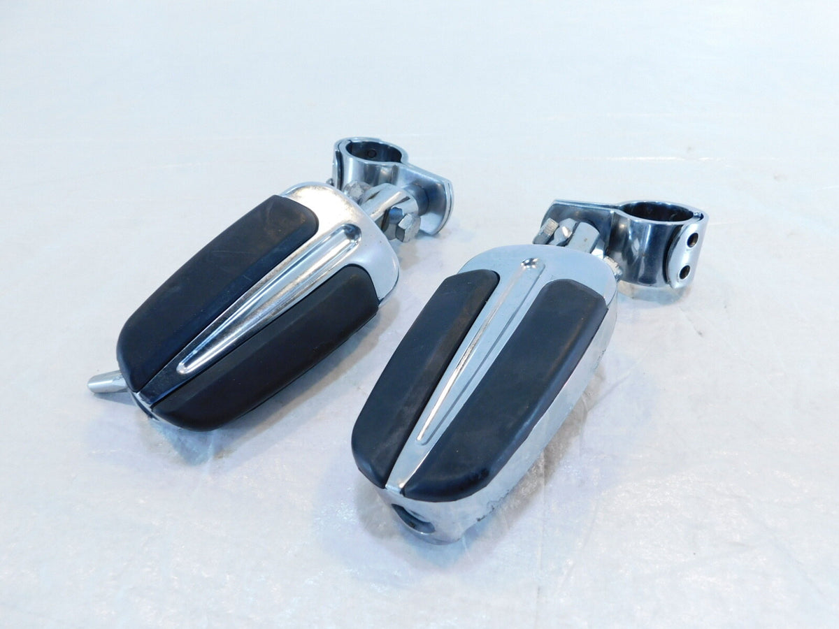 Harley Davidson Electra Glide & Road King Adjustable Highway Footrest Footpegs - C3 Cycle