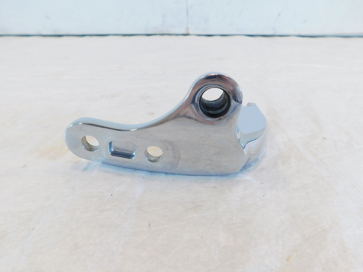 Harley Dyna Wide Glide & Fat Bob Forward Controls Chrome Left Footpeg Mount - C3 Cycle