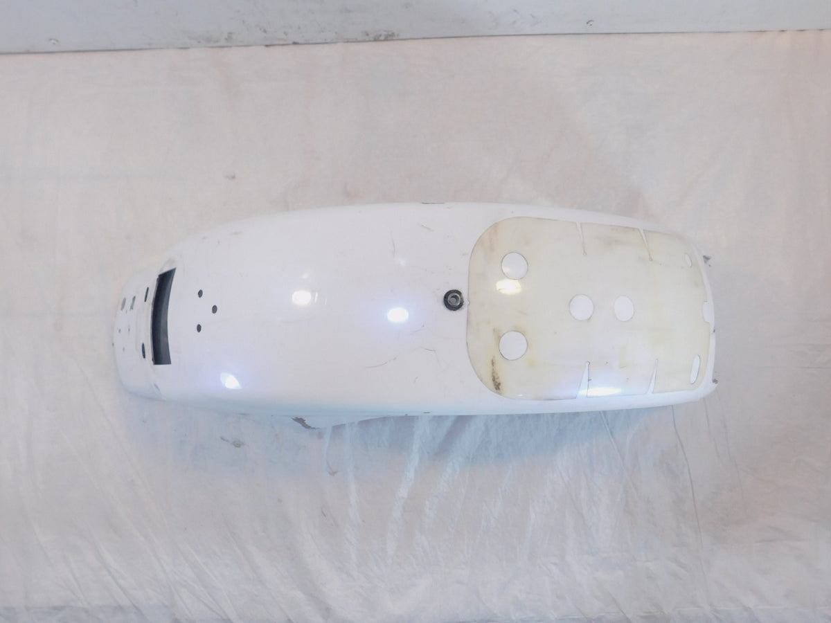 2000-2005 Harley Davidson Softail Heritage Classic White Rear Wheel Cover Fender - C3 Cycle