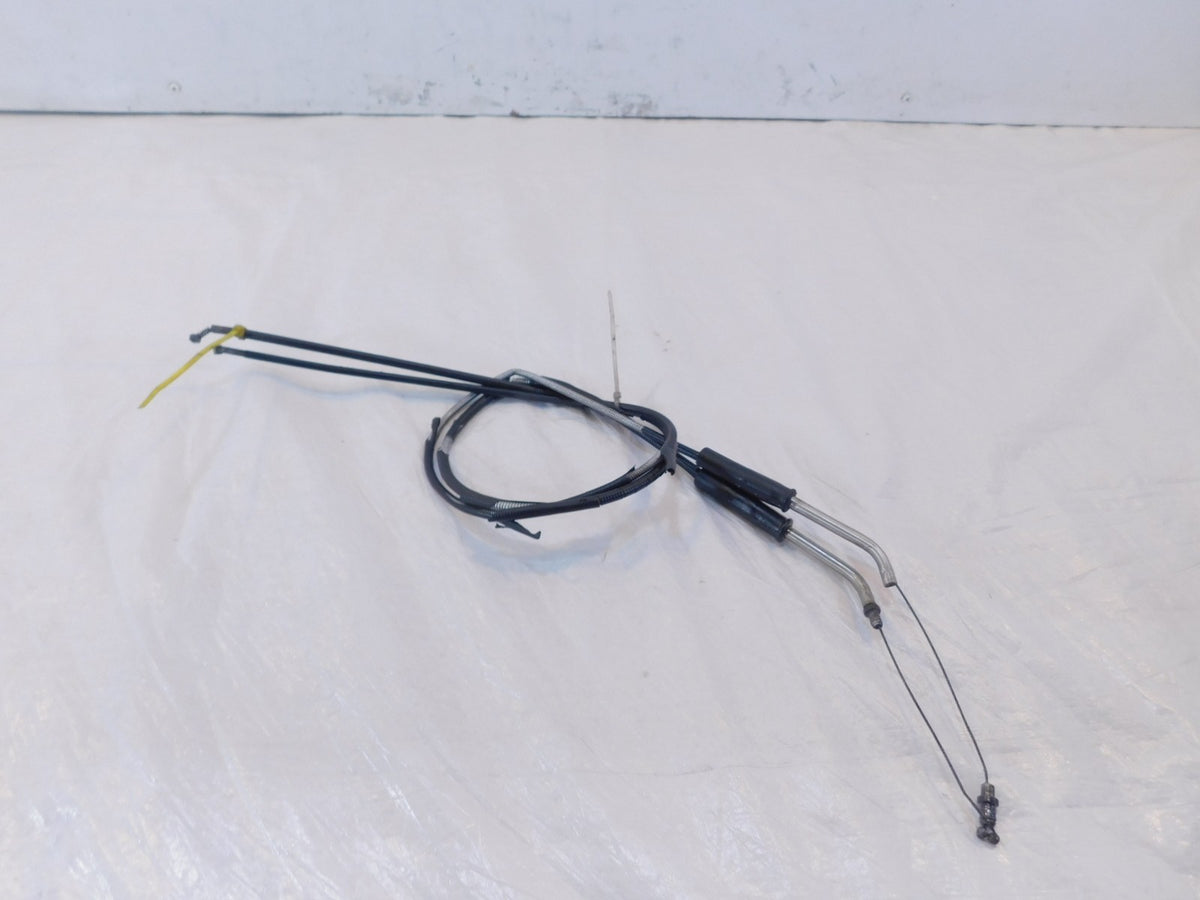 Pair Harley Davidson Sportster 883 Hugger & XLH 1200 Throttle & Idle Cable Lines - C3 Cycle