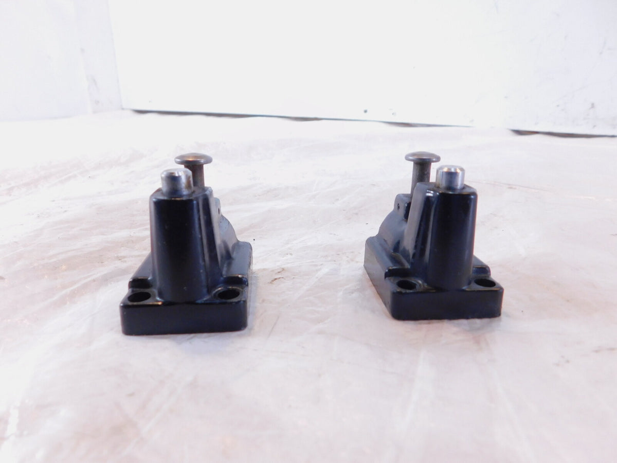 1983 Honda GL650 Silverwing 650 Pair Black Handlebar Top Bridge Locks - NO KEY - C3 Cycle