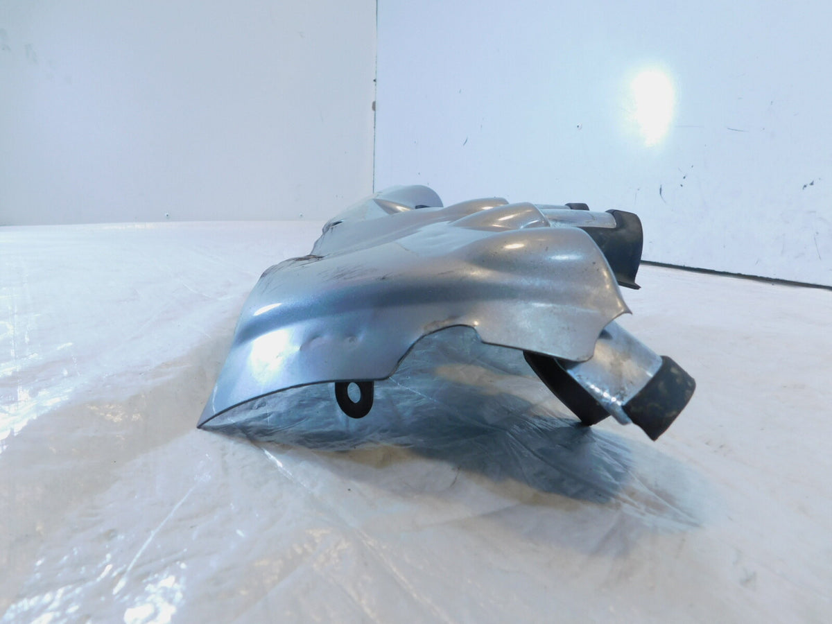 Honda GL1800 Goldwing 1800 Silver Right Exhaust Header Pipe Muffler Shield Cover - C3 Cycle