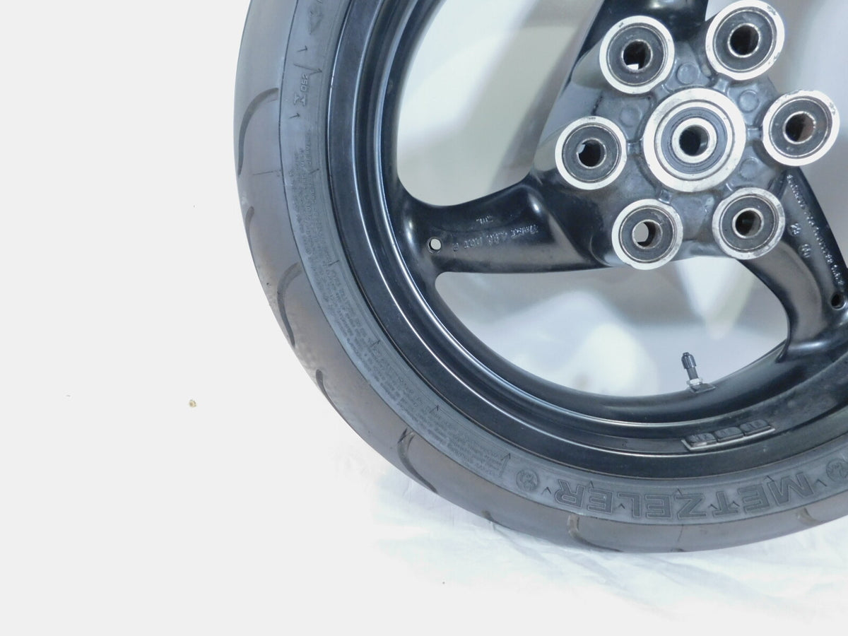 Ducati Monster 400 750 SuperSport 620 OEM Black Rear Wheel Rim & Tire - Straight - C3 Cycle