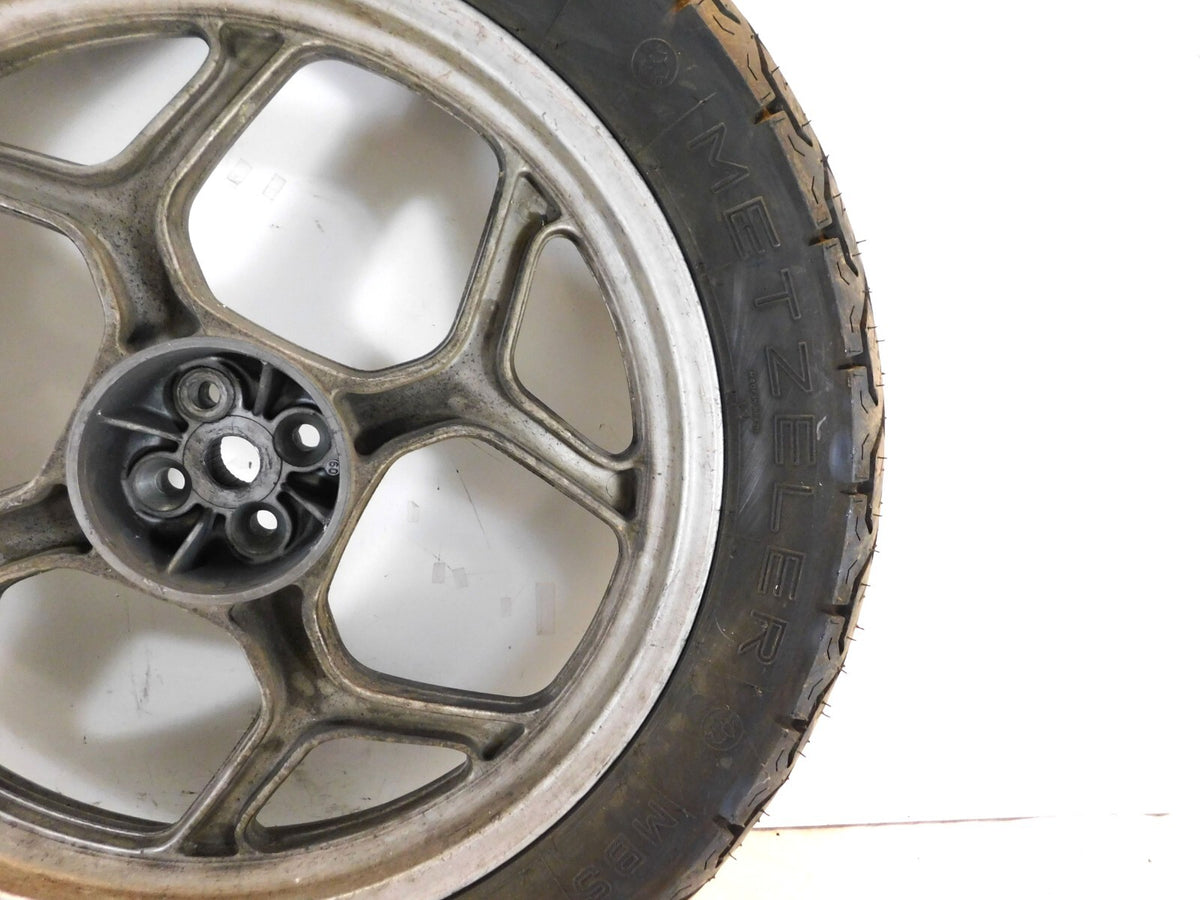 BMW K75 K75S K75RT K75T & K100 K100LT K100RS Silver Cast Rear Wheel Rim 2.75x17" - C3 Cycle