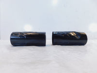 Harley Road King & Electra Glide & Softail Black Front Fork Slider Cover Tins - C3 Cycle