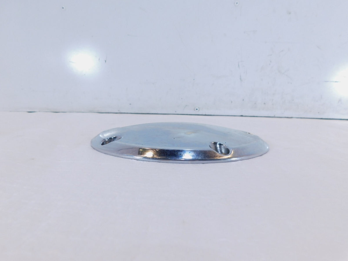 Harley Davidson Twin Cam Dyna & Softail Left Engine Chrome Derby Clutch Cover - C3 Cycle