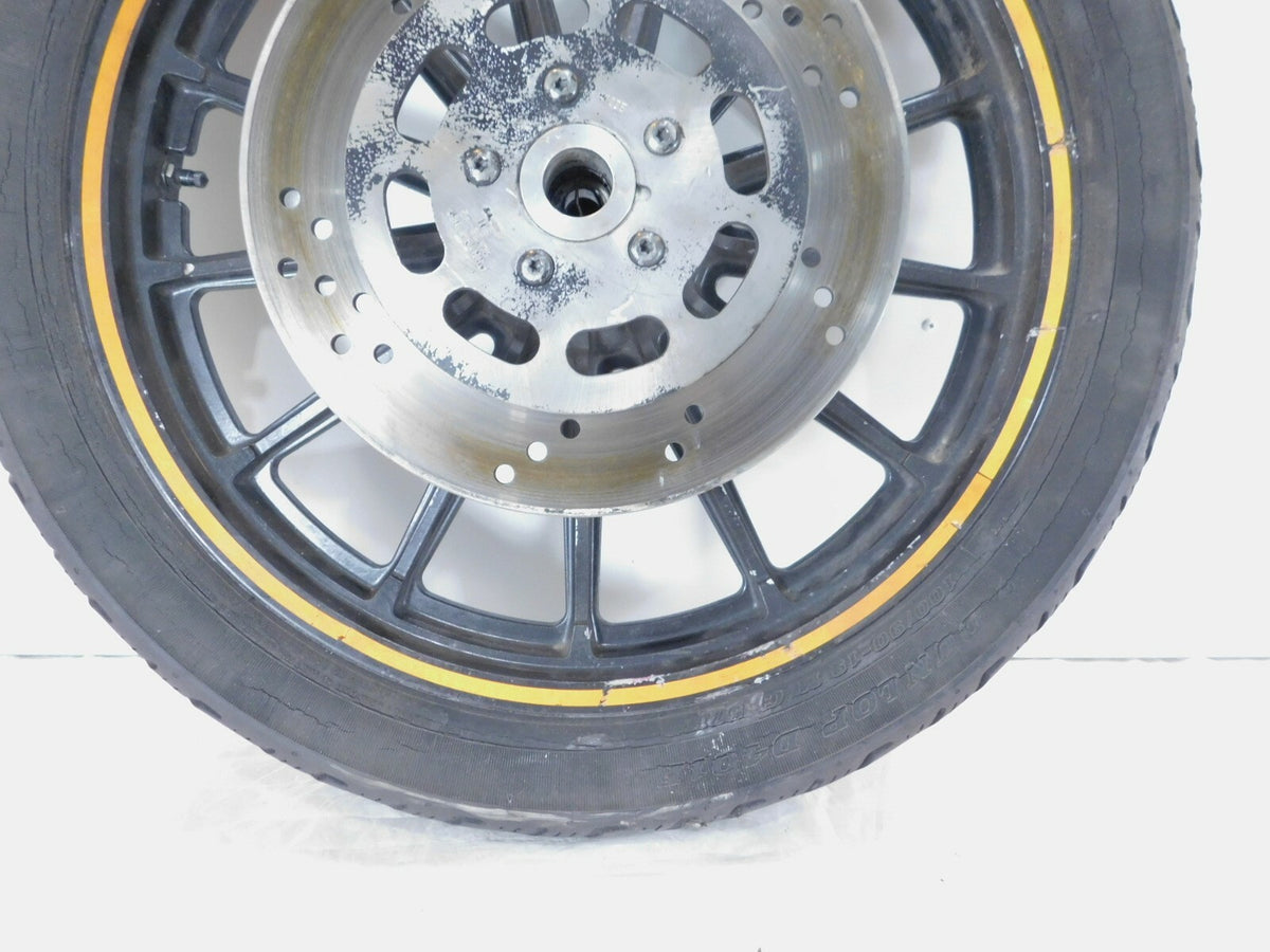 1996-1999 Harley Davidson Sportster 883 & 1200 Black Front Wheel Rim & Tire