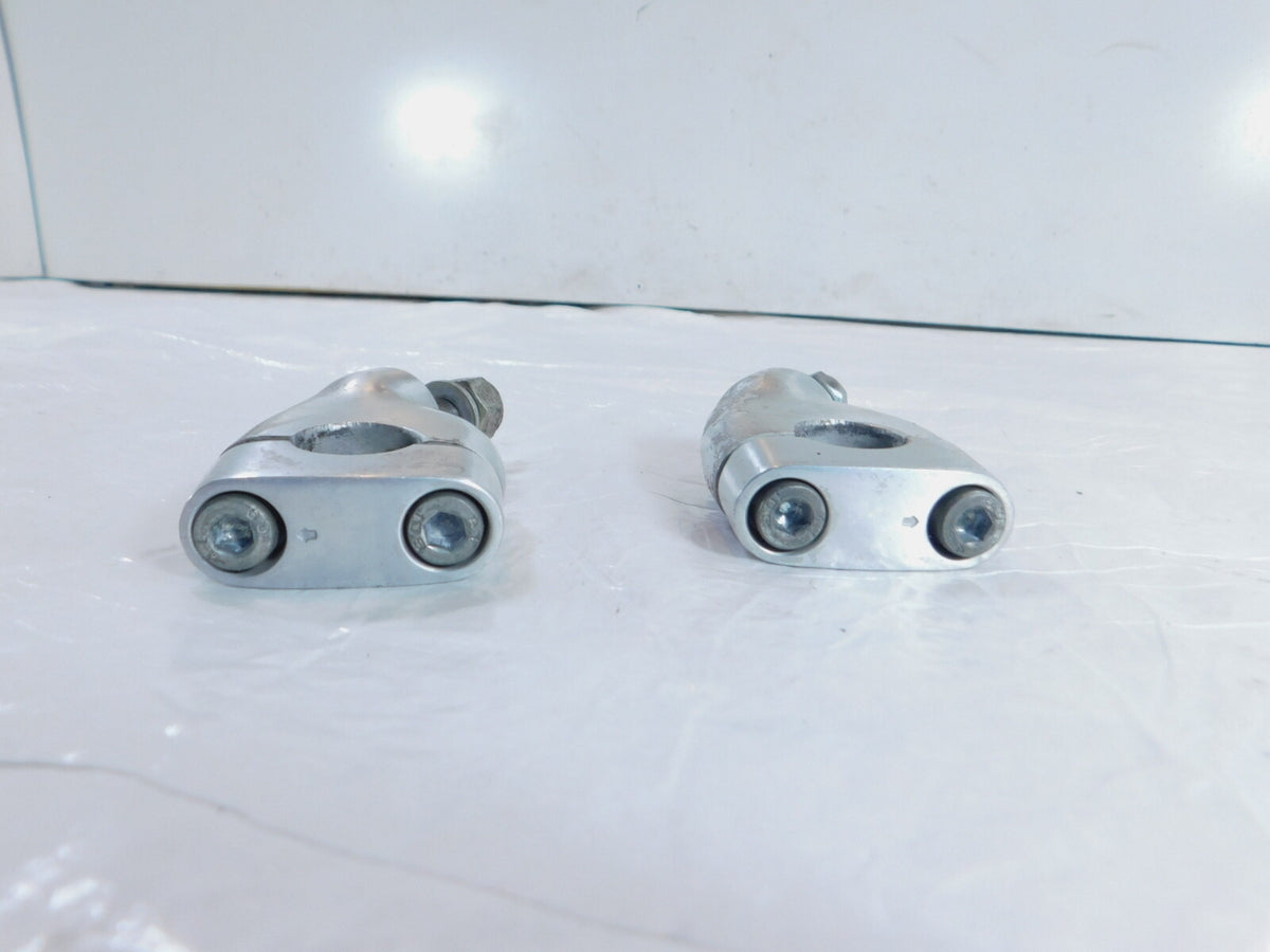 2002 MZ Skorpion Tour MZ660 660 Left/Right Handlebar Riser Mount Bracket Clamps