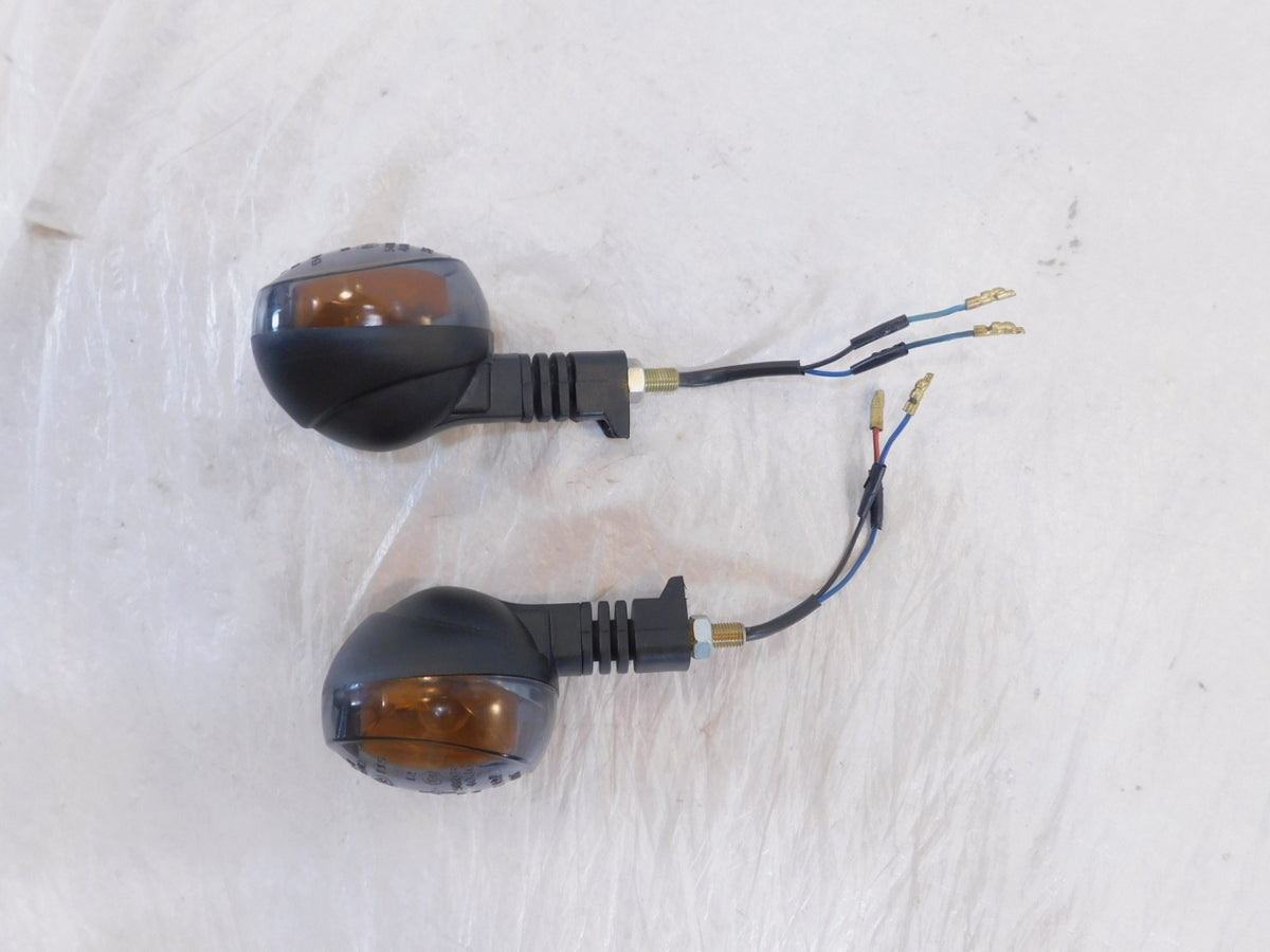 Buell XB XB9 XB12 Lightning Ulysses & Blast Black Front Turn Signal Indicators - C3 Cycle