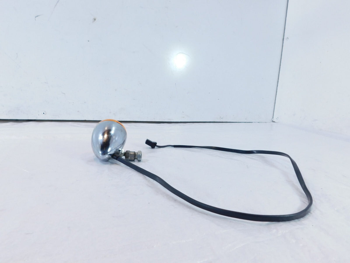 Harley Davidson Sportster Softail Dyna V-Rod Chrome Front Turn Signal Indicator - C3 Cycle