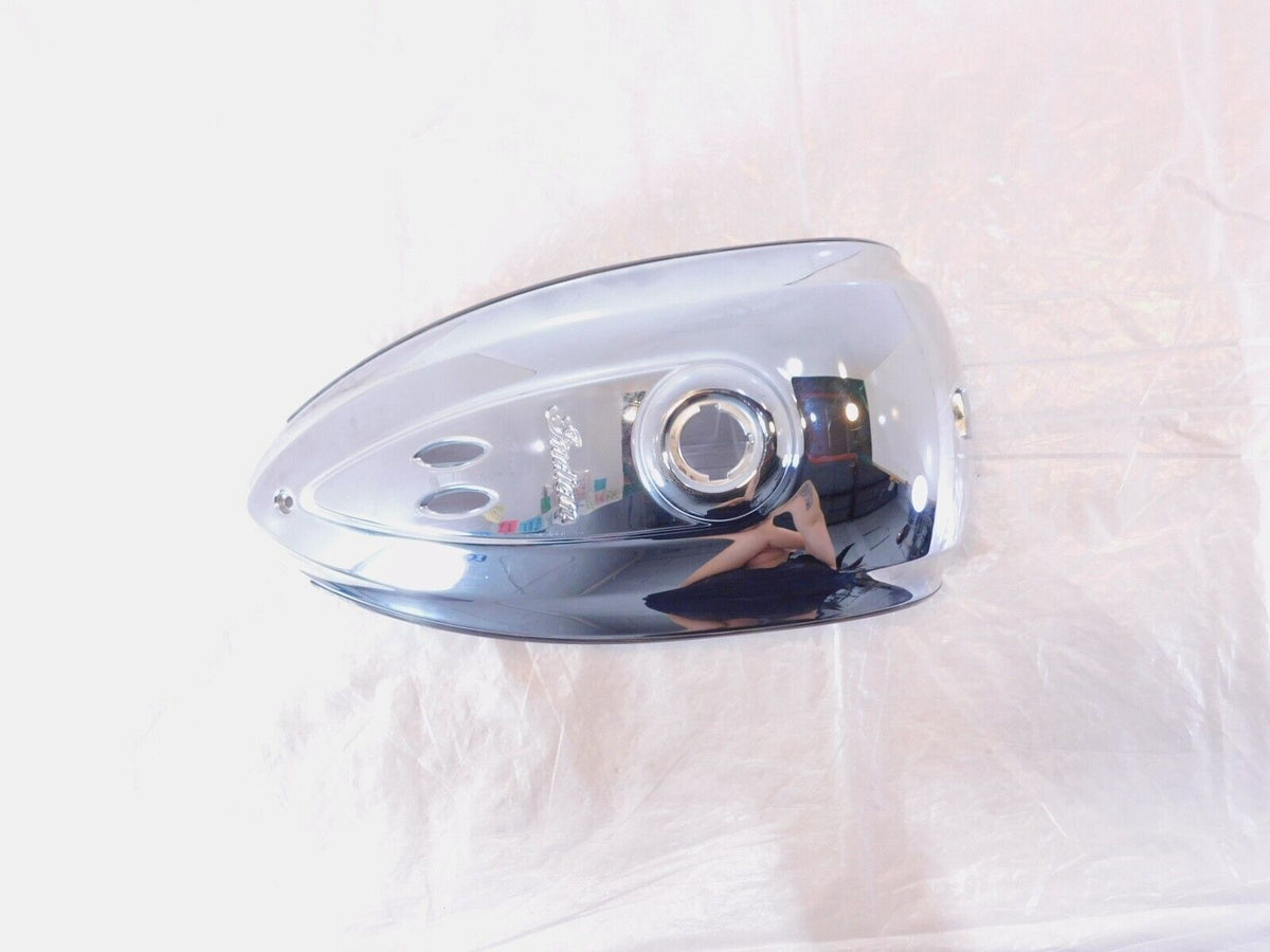 Indian Chieftain & Roadmaster Chrome Fuel Gas Petrol Tank Console Fairing Cover - C3 Cycle