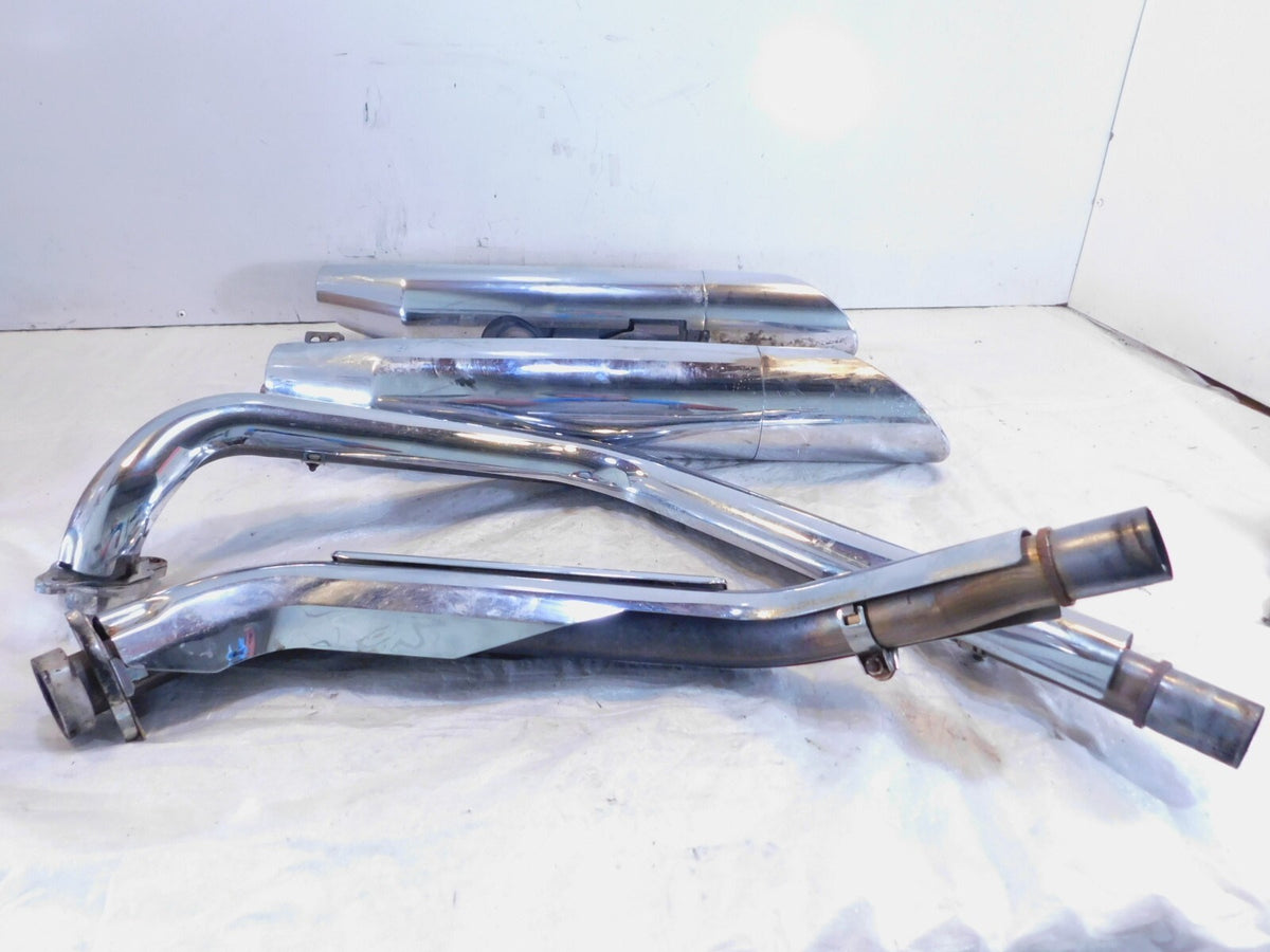 2004-2009 Honda VTX1300 VTX 1300 VTX1300C Lower Exhaust Header & Muffler Pipes - C3 Cycle