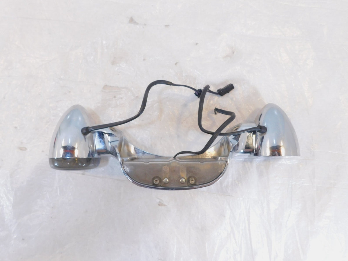 Harley Davidson Chrome FLHX Street Glide Rear Fender Turn Signal Indicator Bar - C3 Cycle