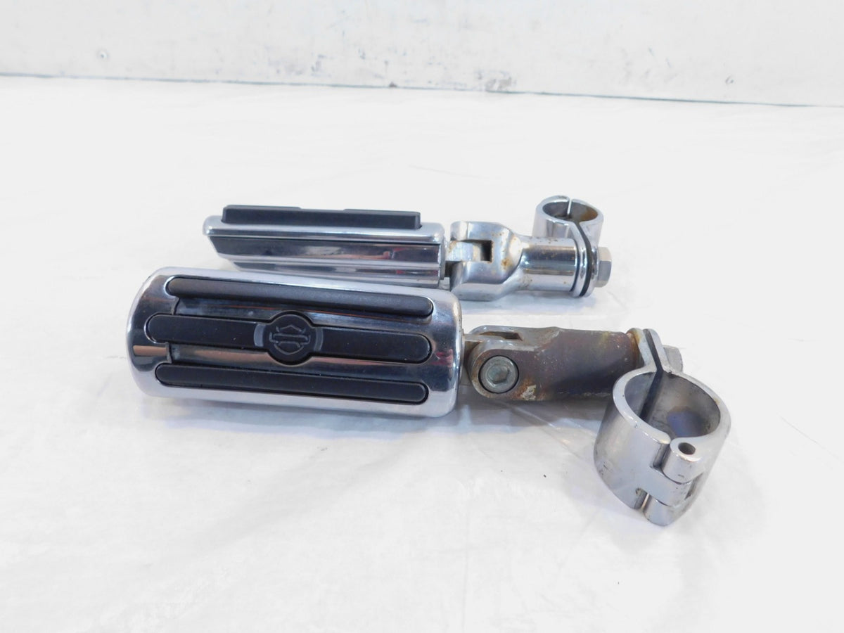 Harley Davidson Electra Glide & Road King Adjustable Highway Footrest Footpegs - C3 Cycle
