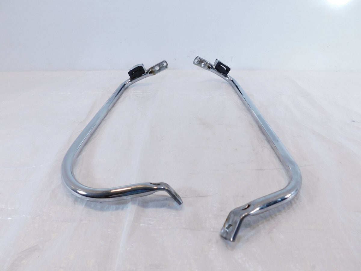 Harley Davidson Road King & Street Glide Left & Right Chrome Saddlebag Bracket - C3 Cycle