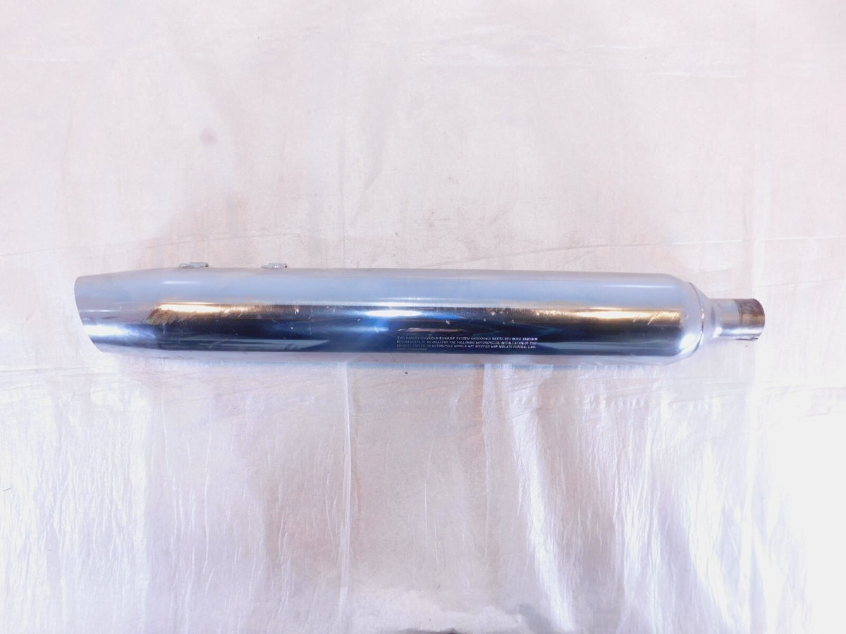 Harley Touring Street Electra Glide & Road King Right Slash Cut Exhaust Muffler - C3 Cycle