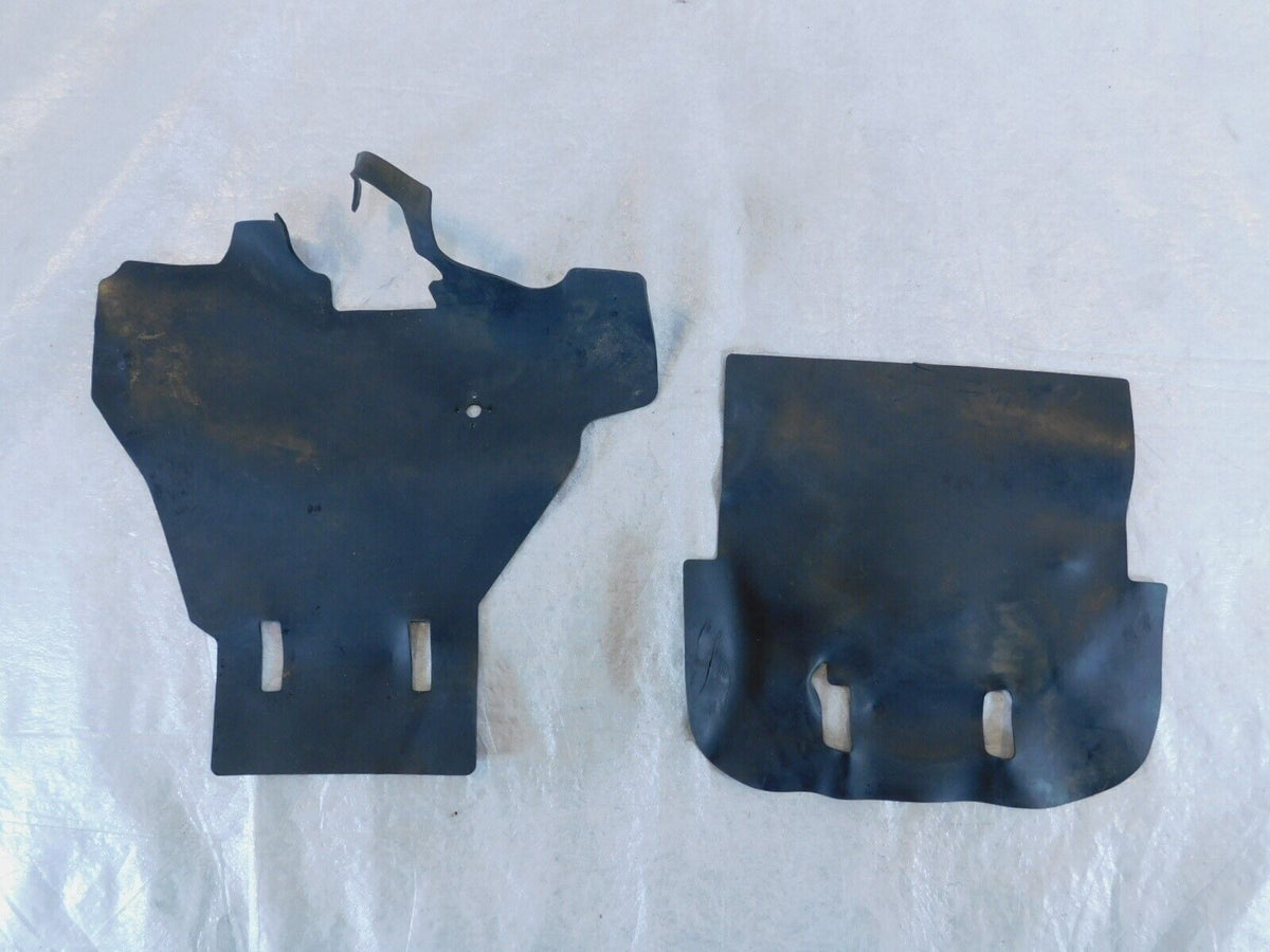 1998-2001 Honda VFR800FI Interceptor 800 Rear Rubber Heat Guard Protector Covers - C3 Cycle