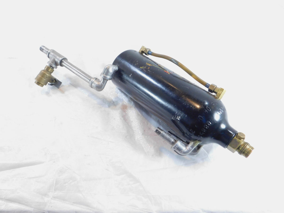 02 MZ Skorpion Tour MZ660 660 20oz Bottle Storage Container Tank & Pipes - C3 Cycle