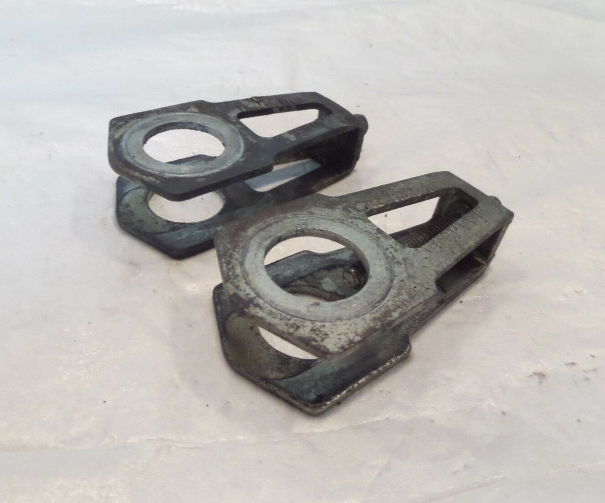 Ducati Scrambler & Monster Swingarm Rear Axle Chain Adjuster Puller Brackets - C3 Cycle