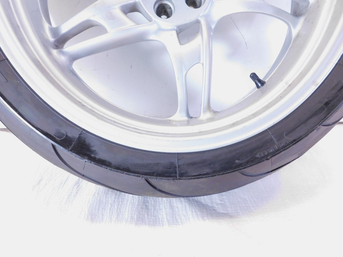 BMW R1100S R1150R R1150RS R1150RT Silver Rear Wheel Rim w/ Tire - 5x17" - C3 Cycle