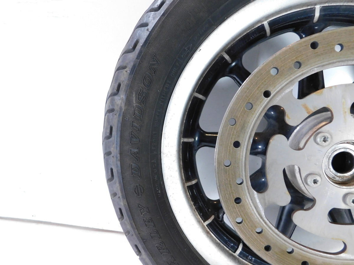 Harley Touring Road King & Electra Glide Cast Front Wheel Rim w/ Tire -Bent - C3 Cycle