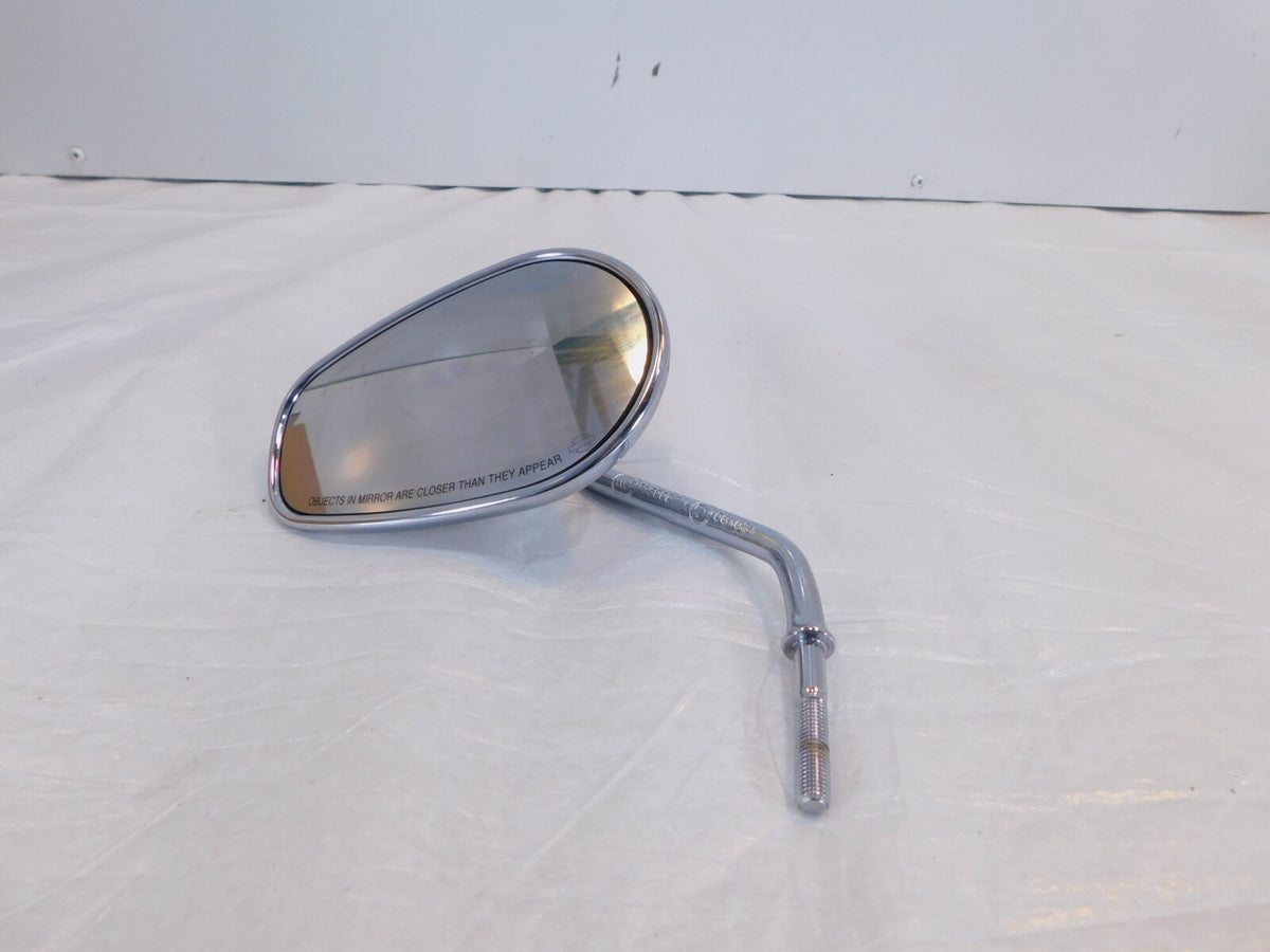 Harley Dyna Sportster Softail FXR & Sportster Front Left Chrome Rear View Mirror - C3 Cycle