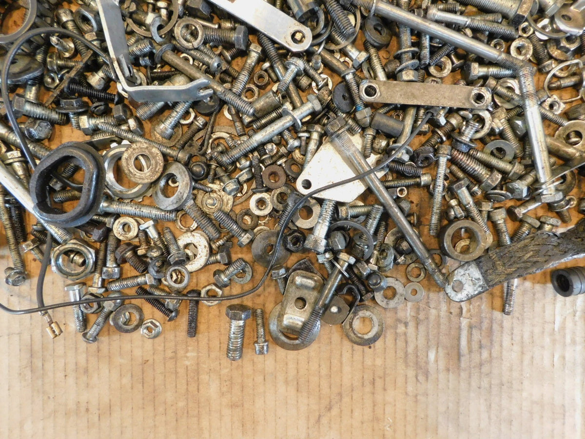 1992 92 Harley Touring Electra Glide Classic FLHTC Nut & Bolts Parts Box Lot - C3 Cycle