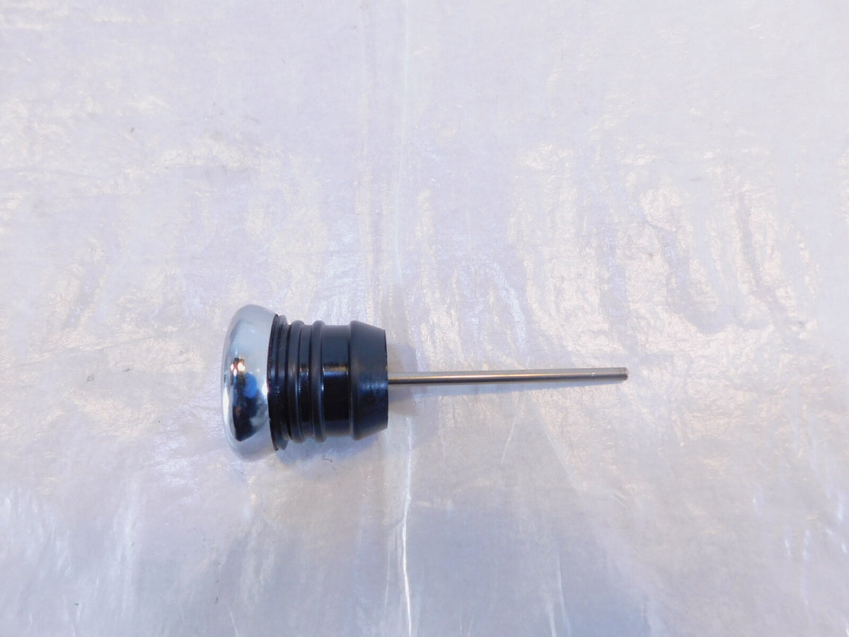 Harley Sportster 883 & 1200 Chrome Oil Tank Reservoir Filler Dipstick w/ Gauge - C3 Cycle