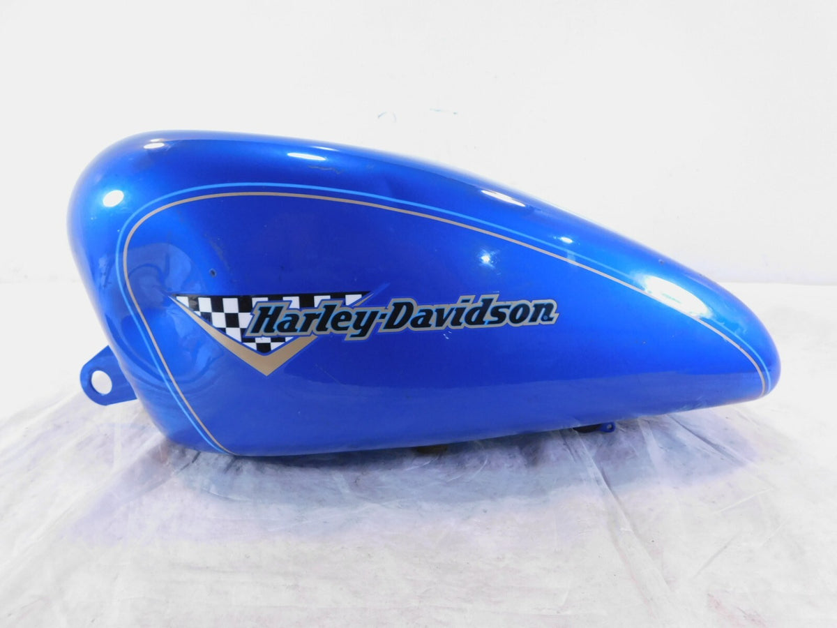 96-97 Harley Davidson Sportster 883 & 1200 Blue Fuel Gas Petrol Tank Reservoir - C3 Cycle